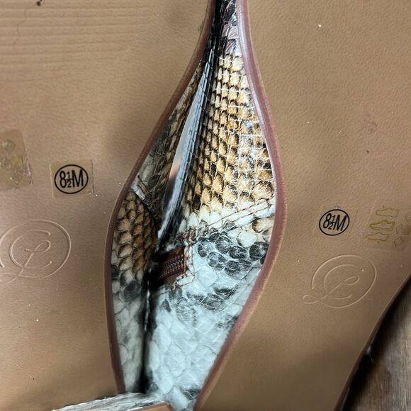 Chinese Laundry Davinna Block Heel Faux Reptile Ankle Bootie 8.5 - Picture 9 of 10